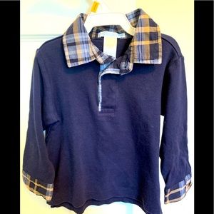 Janie and Jack collared long sleeve shirt